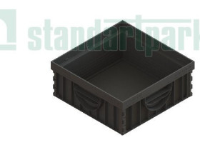 Дождеприемник пластиковый 290х290х120 мм купить в Иркутске