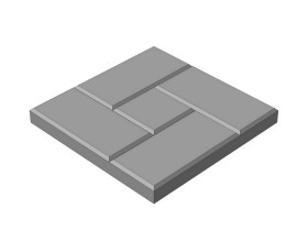 Тротуарная плитка "Калифорния" купить в Иркутске