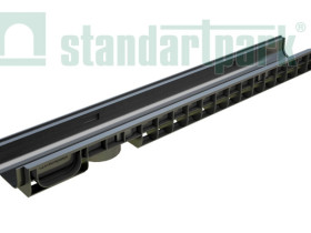 Лоток пластиковый PolyMax Basic DN100 H80 купить в Иркутске