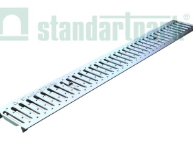 Решетка водоприемная Basic DN100 нержавеющая сталь (штампованная) купить в Иркутске