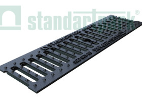 Решетка водоприемная Basic DN100 чугунная (щелевая) купить в Иркутске