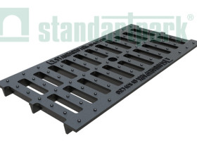 Решетка водоприемная Basic DN200 чугунная (щелевая) купить в Иркутске