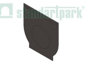 Заглушка торцевая для лотков DN150 купить в Иркутске