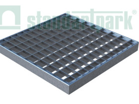 Решетка стальная Basic (ячеистая) к дождеприемнику 300x300 купить в Иркутске