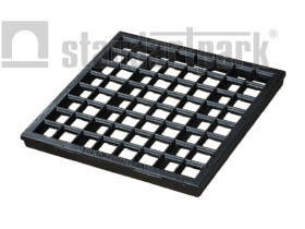 Решетка чугунная Basic (ячеистая) к дождеприемнику 300х300 купить в Иркутске