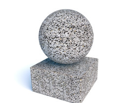 Ограждение "ШАР НА ПОДСТАВКЕ" купить в Иркутске